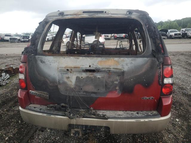 1FMEU7EE1AUA35563 - 2010 FORD EXPLORER EDDIE BAUER წითელი ფოტო 6