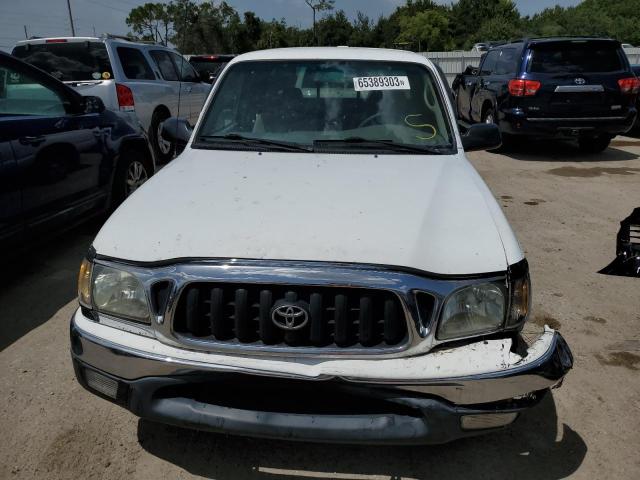 5TEVL52N42Z131941 - 2002 TOYOTA TACOMA XTRACAB WHITE photo 5