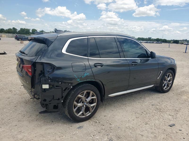 5UXTY3C08M9H06087 - 2021 BMW X3 SDRIVE30I CHARCOAL photo 3