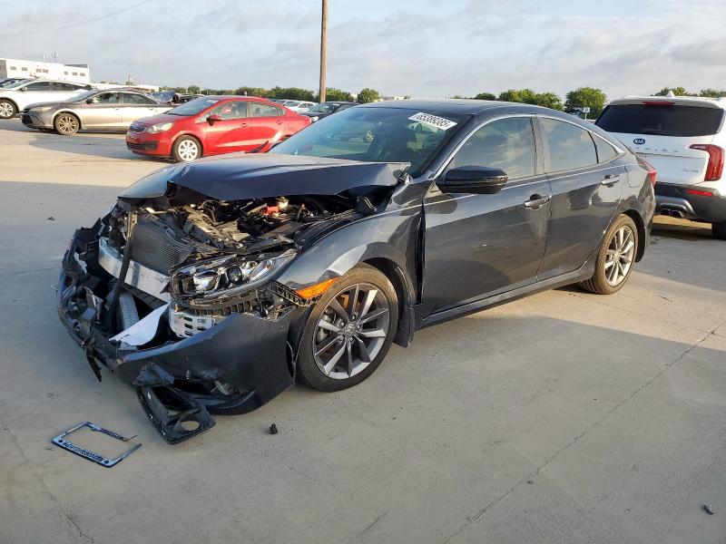 19XFC1F74LE013275 - 2020 HONDA CIVIC EXL BLUE photo 1