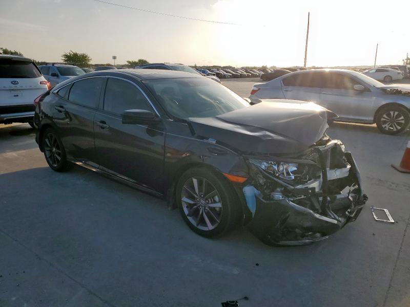 19XFC1F74LE013275 - 2020 HONDA CIVIC EXL BLUE photo 4