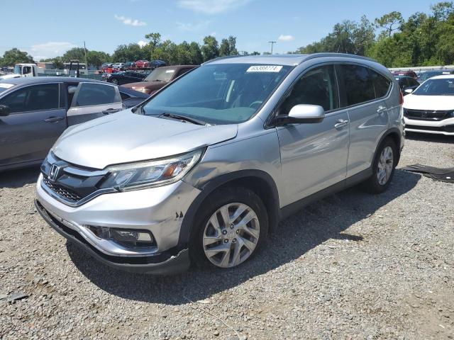 2HKRM3H71FH552780 - 2015 HONDA CR-V EXL SILVER photo 1