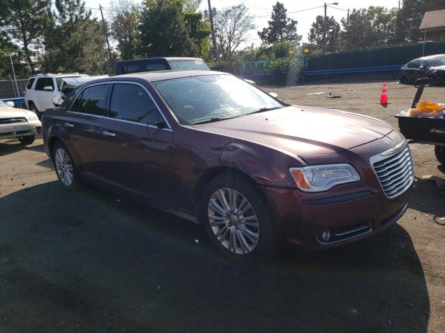 2C3CCAST5DH567599 - 2013 CHRYSLER 300C LUXURY BURGUNDY photo 4