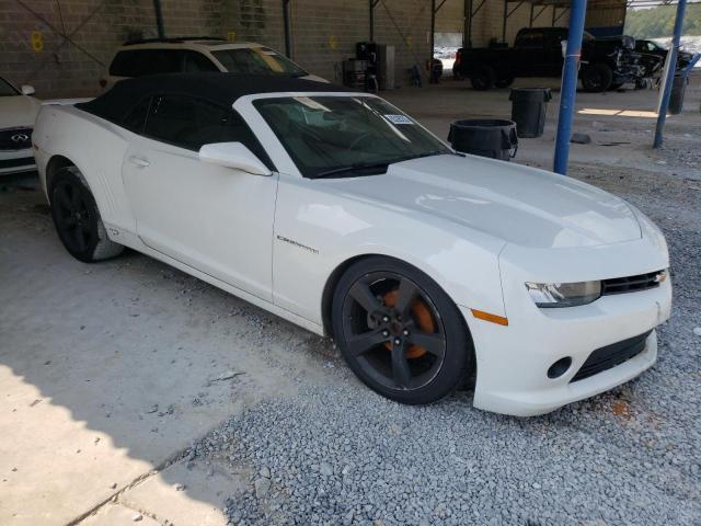 2G1FD3D30F9267229 - 2015 CHEVROLET CAMARO LT WHITE photo 4