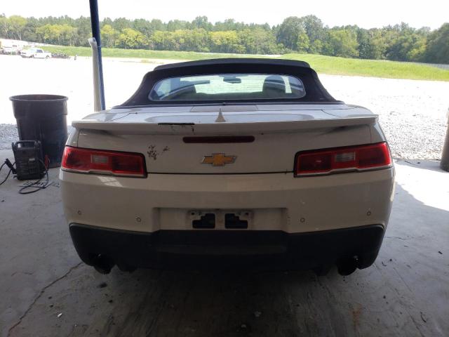 2G1FD3D30F9267229 - 2015 CHEVROLET CAMARO LT WHITE photo 6