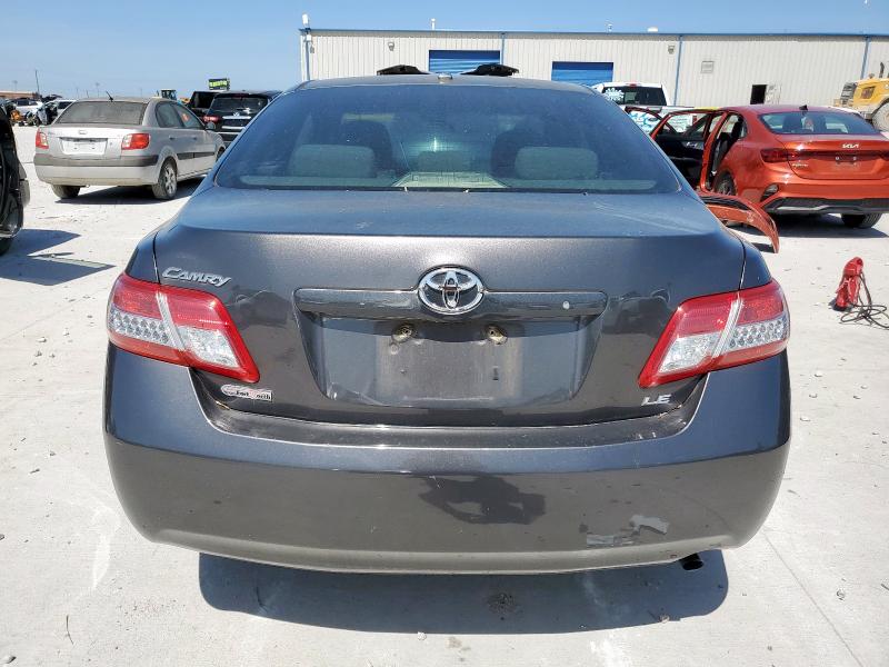 4T4BF3EK9BR187481 - 2011 TOYOTA CAMRY BASE GRAY photo 6