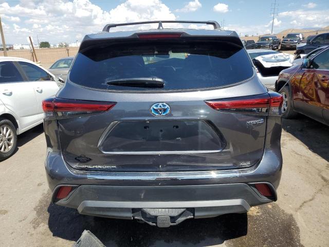 5TDKBRCH1PS118798 - 2023 TOYOTA HIGHLANDER HYBRID XLE CHARCOAL photo 6