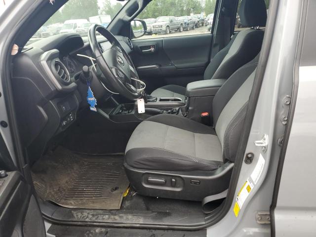 3TMDZ5BN3MM104417 - 2021 TOYOTA TACOMA DOUBLE CAB SILVER photo 7