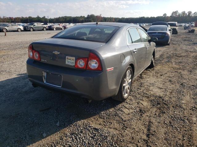 1G1ZK57799F198257 - 2009 CHEVROLET MALIBU LTZ ნაცრისფერი ფოტო 4