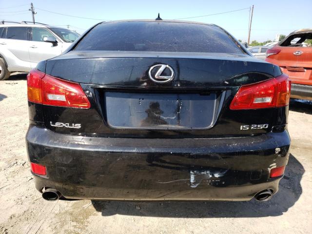 JTHBK262072029230 - 2007 LEXUS IS 250 BLACK photo 6