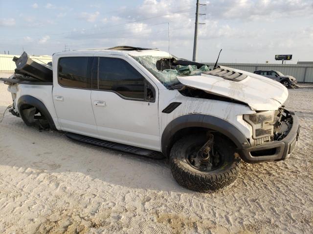 1FTFW1RG4KFC45639 - 2019 FORD F150 RAPTOR WHITE photo 4