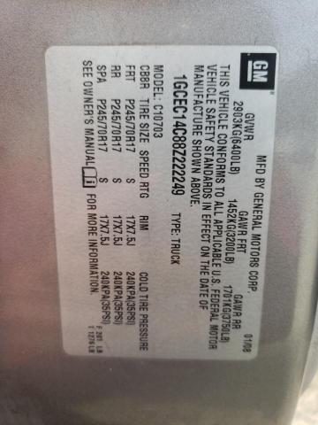 1GCEC14C88Z222249 - 2008 CHEVROLET SILVERADO C1500 TAN photo 12