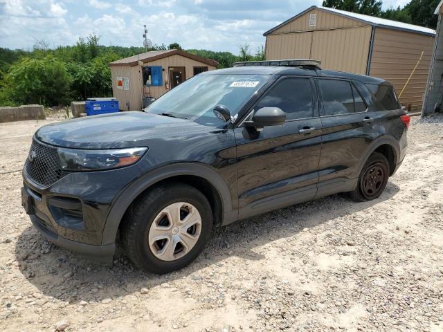1FM5K8AB6MGA43913 - 2021 FORD EXPLORER POLICE INTERCEPTOR BLACK photo 1