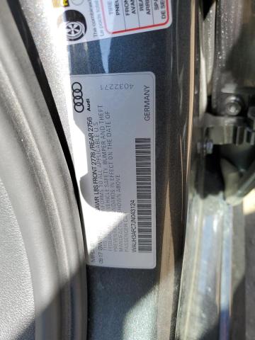 WAUH3AFC7JN043124 - 2018 AUDI A6 PRESTIGE გრაფიტი ფოტო 12