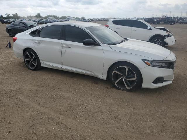 1HGCV1F35NA037098 - 2022 HONDA ACCORD SPORT WHITE photo 4