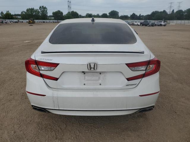 1HGCV1F35NA037098 - 2022 HONDA ACCORD SPORT WHITE photo 6