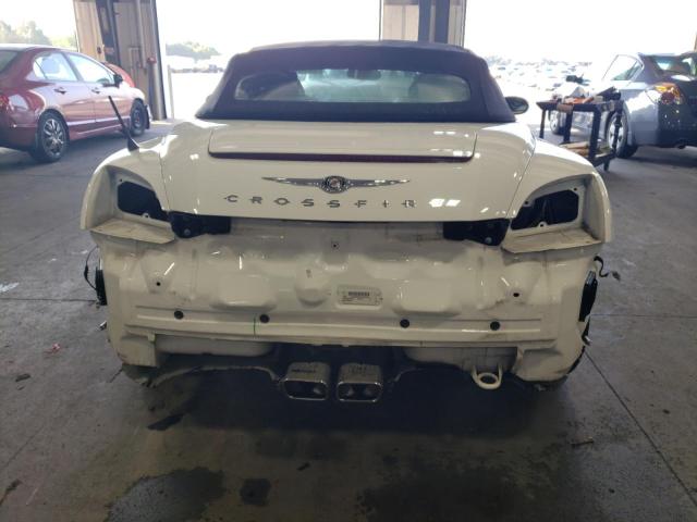 1C3AN65L35X032388 - 2005 CHRYSLER CROSSFIRE LIMITED WHITE photo 6