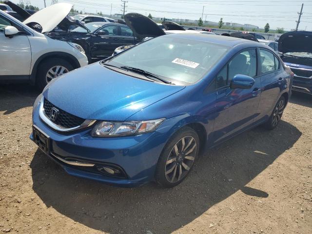 19XFB2F93FE052227 - 2015 HONDA CIVIC EXL 蓝色 照片 1