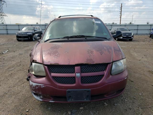 1D4GP24353B115005 - 2003 DODGE GRAND CARA SE RED photo 5