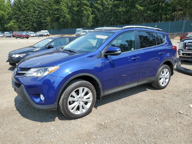 2T3DFREV7EW160033 - 2014 TOYOTA RAV4 LIMITED BLUE photo 1