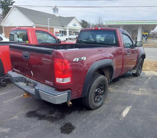 1GTEK14X89Z235932 - 2009 GMC SIERRA K1500 MAROON photo 4