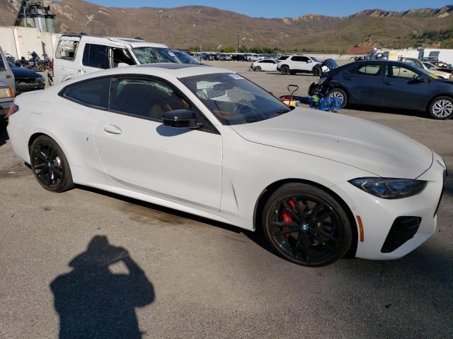 WBA13AR05MCF77177 - 2021 BMW M440XI WHITE photo 4