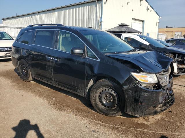 5FNRL5H49DB504959 - 2013 HONDA ODYSSEY EX BLACK photo 4