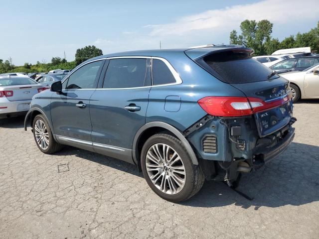 2LMTJ8LR1GBL46537 - 2016 LINCOLN MKX RESERVE BLUE photo 2