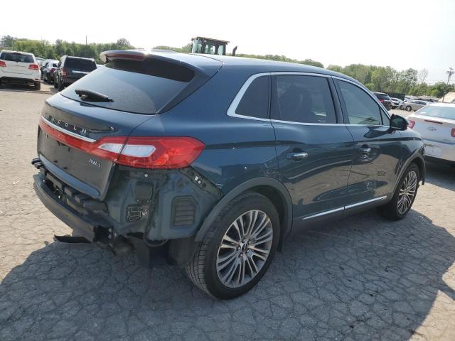 2LMTJ8LR1GBL46537 - 2016 LINCOLN MKX RESERVE BLUE photo 3