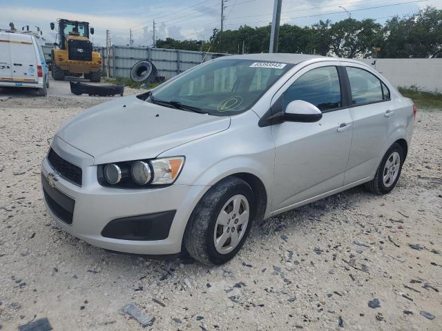 1G1JA5SH4F4175315 - 2015 CHEVROLET SONIC LS SILVER photo 1