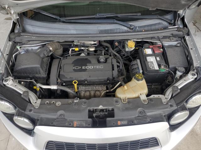 1G1JA5SH4F4175315 - 2015 CHEVROLET SONIC LS ვერცხლისფერი ფოტო 11