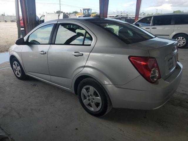 1G1JA5SH4F4175315 - 2015 CHEVROLET SONIC LS ვერცხლისფერი ფოტო 2
