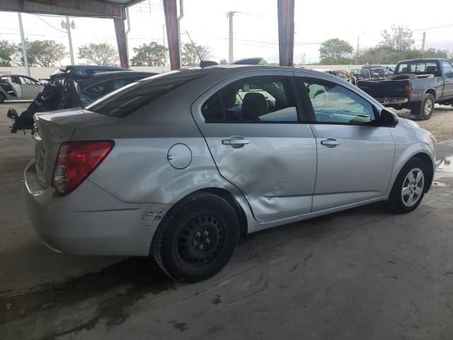 1G1JA5SH4F4175315 - 2015 CHEVROLET SONIC LS ვერცხლისფერი ფოტო 3