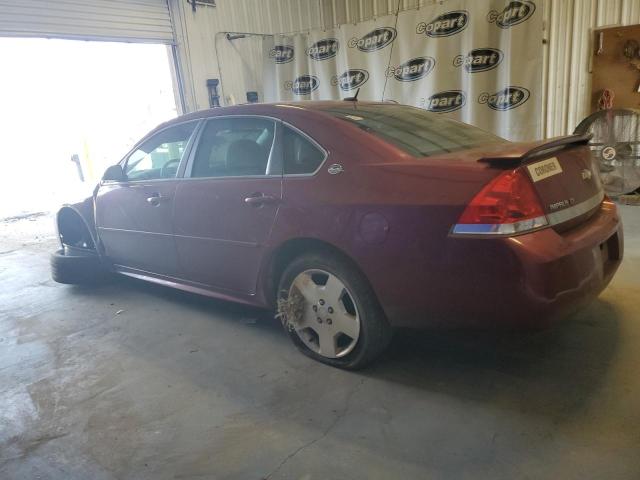 2G1WV58K281336742 - 2008 CHEVROLET IMPALA 50TH ANNIVERSARY BURGUNDY photo 2