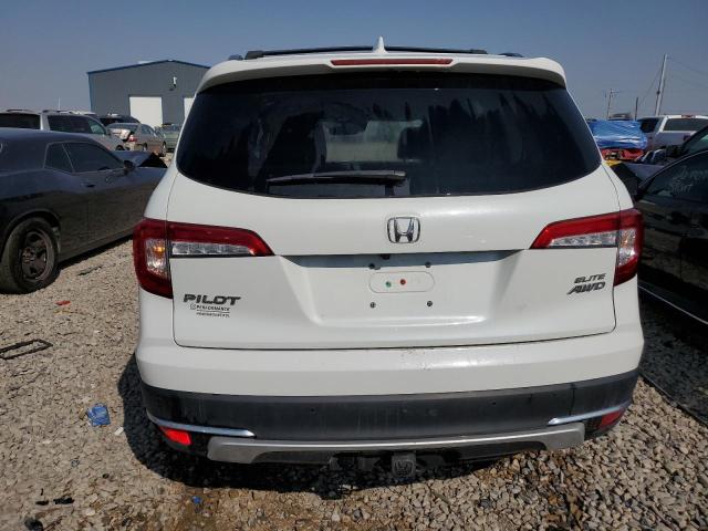 5FNYF6H05MB090682 - 2021 HONDA PILOT ELITE WHITE photo 6