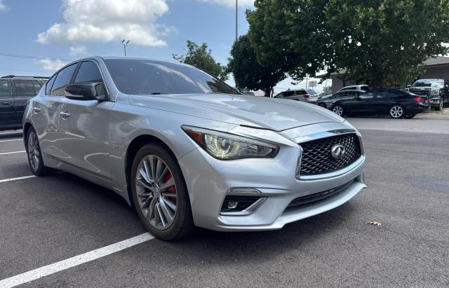 JN1EV7AP6JM350970 - 2018 INFINITI Q50 LUXE ვერცხლისფერი ფოტო 1