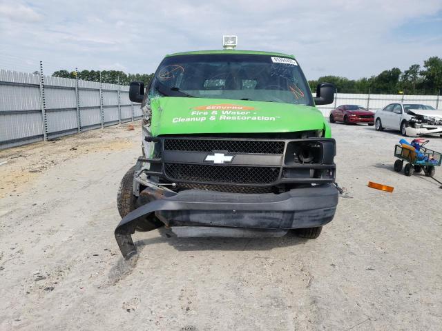 1GCHG35U861145270 - 2006 CHEVROLET EXPRESS G3 GREEN photo 5