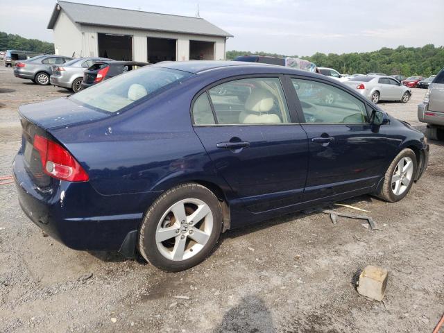 1HGFA16836L067372 - 2006 HONDA CIVIC EX BLUE photo 3