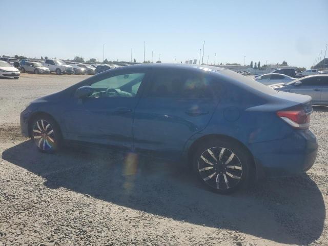 2HGFB2F94FH551365 - 2015 HONDA CIVIC EXL BLUE photo 2
