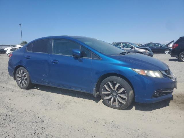 2HGFB2F94FH551365 - 2015 HONDA CIVIC EXL BLUE photo 4