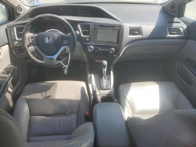 2HGFB2F94FH551365 - 2015 HONDA CIVIC EXL BLUE photo 8