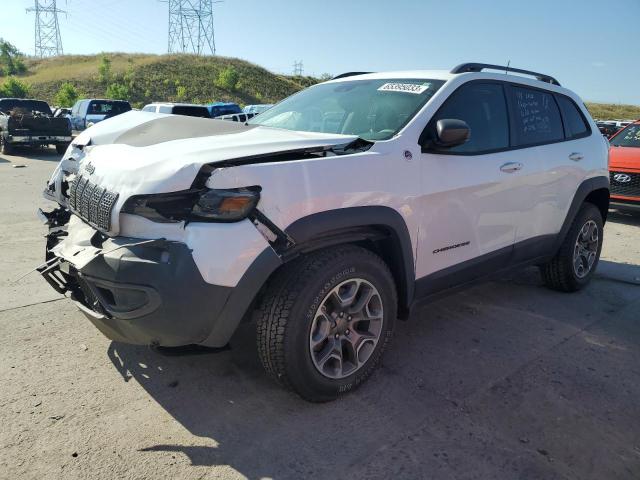 1C4PJMBX0MD228026 - 2021 JEEP CHEROKEE TRAILHAWK WHITE photo 1