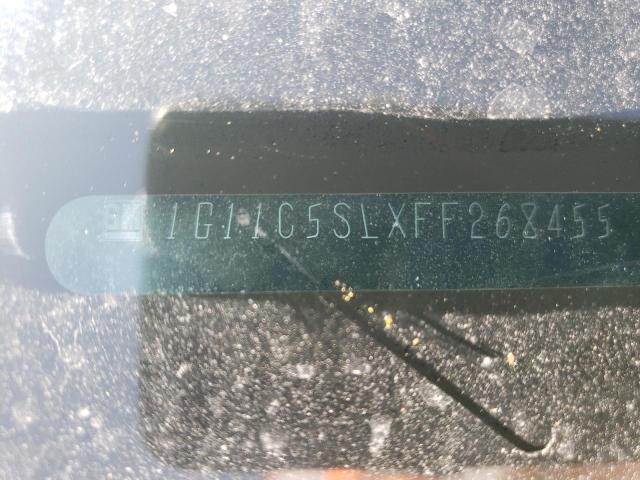 1G11C5SLXFF268455 - 2015 CHEVROLET MALIBU 1LT GRAY photo 12