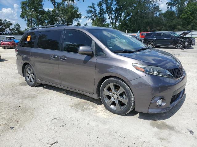 5TDXK3DC0FS681362 - 2015 TOYOTA SIENNA SPORT GRAY photo 4