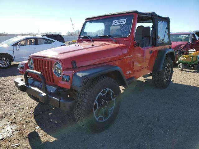 1J4FY29P7WP709548 - 1998 JEEP WRANGLER / SE RED photo 1