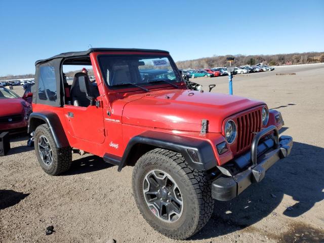 1J4FY29P7WP709548 - 1998 JEEP WRANGLER / SE RED photo 4