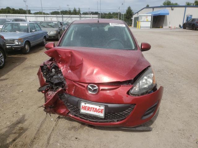 JM1DE1KZ4E0172639 - 2014 MAZDA MAZDA2 SPORT RED photo 5