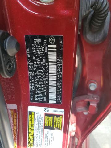 4T1B11HK8JU618304 - 2018 TOYOTA CAMRY L BURGUNDY photo 13