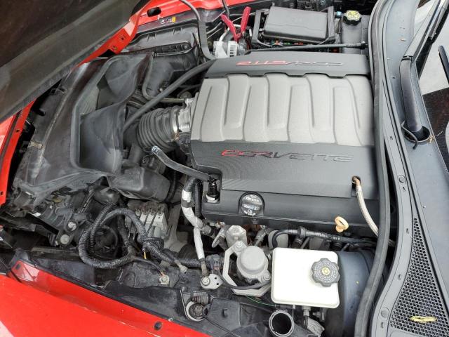 1G1YB2D76K5112381 - 2019 CHEVROLET CORVETTE STINGRAY 1LT RED photo 11