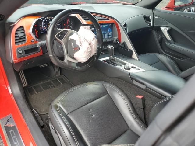 1G1YB2D76K5112381 - 2019 CHEVROLET CORVETTE STINGRAY 1LT RED photo 8